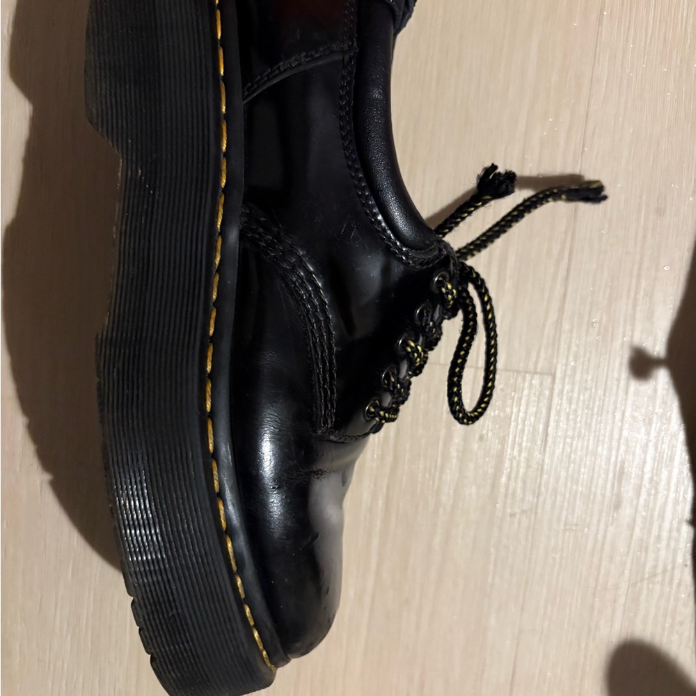 Dr. Martens Black Leather 8053 Platforms